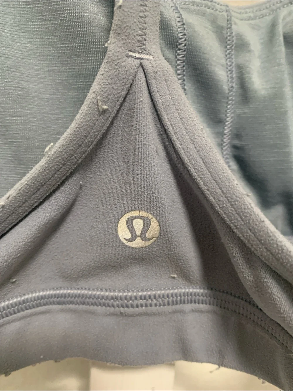 Lululemon Flow Y Dusty Blue Padded Sports Bra